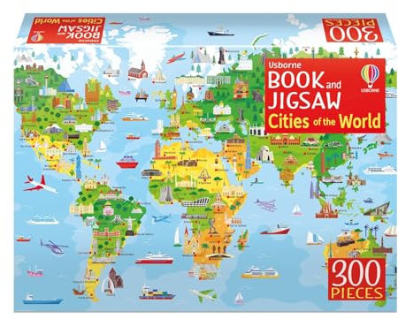 Usborne Book and Jigsaw Cities of the World: 1