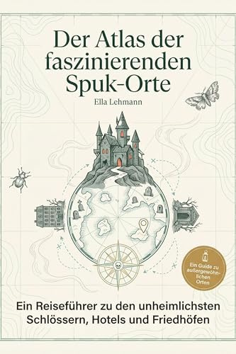 Der Atlas der faszinierenden Spuk-Orte: Ein Reiseführer zu den unheimlichsten Schlössern, Hotels und Friedhöfen. Das ultimative Geschenk für Geisterjäger und Grusel-Fans. Trauen Sie sich zu reisen?