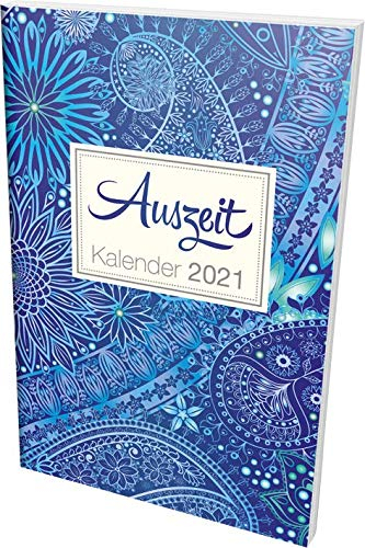 AUSZEIT Kalender 2021 - pazifikblau, Buch, beschreibbar