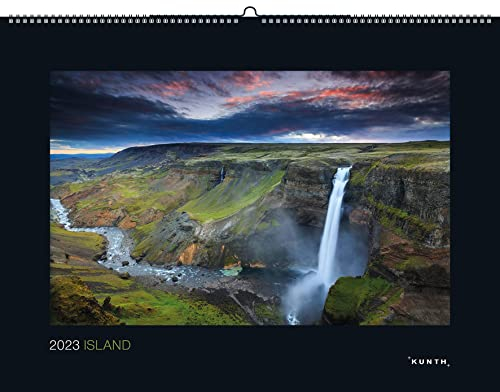 Island 2023 (KUNTH Wandkalender Black Edition 60 x 45 cm)