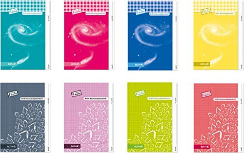 Roth-Hausaufgabenheft für clevere Faule Unicolor A5, 1 Woche 2 Seiten
