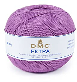 DMC 453415/Petra Crochet Cotton Thread Size 3, 53837, Lavender