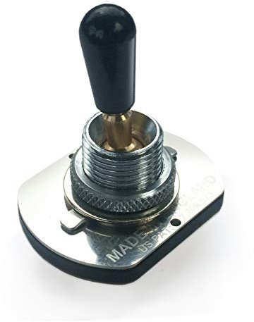 Free-Way® Switch »3X3-03« 6-Weg Toggle Pickup-Wahlschalter - Farbe: Nickel/Black and Cream Tip