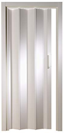 Falttür-Kunststoff ohne Fenster Luciana weiß 88,5x202 cm doppelwandig 10 mm