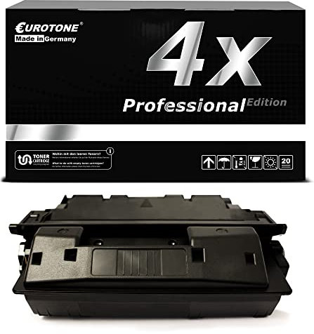 Eurotone 4X Druckerpatrone kompatibel für Signal Corp Laserjet SC 812/912, C4127X 27X, Druckerpatronen