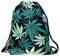 Beutel Marihuana Weed Black Aufdruck Fullprint Tasche Gymsac Turnbeutel Jutebeutel Print Bag Fitness [010]