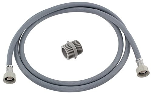 SPARES2GO Straight End Cold Water Fill Inlet Hose Extension for Hotpoint Washing Machine (2.5M)