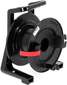 Adam Hall 70224 - Kabeltrommel, schwarz, Größe S