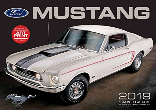 Ford Mustang 2019: 16-Month Calendar September 2018 through December 2019: 16-Month Calendar Includes September 2018 through December 2019