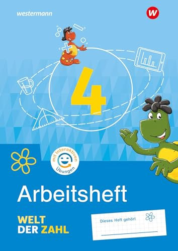 Welt der Zahl - Allgemeine Ausgabe 2021: Arbeitsheft 4 mit Interaktiven Übungen