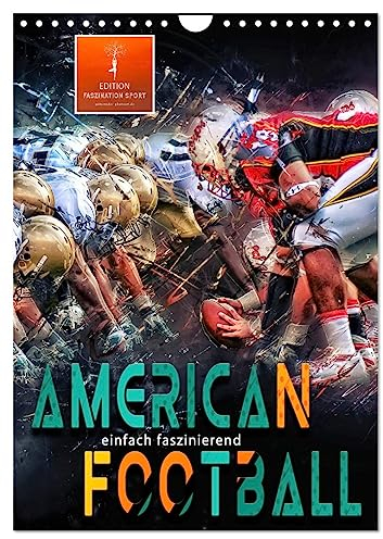 American Football - einfach faszinierend (Wandkalender 2025 DIN A4 hoch), CALVENDO Monatskalender