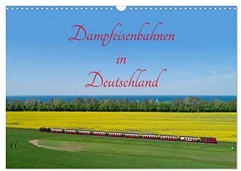 Dampfeisenbahnen in Deutschland (Wandkalender 2026 DIN A3 quer), CALVENDO Monatskalender: Dampfzüge sind beliebte Reiseziele. (CALVENDO Mobilitaet)