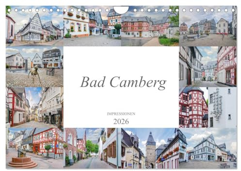 Bad Camberg Impressionen (Wandkalender 2026 DIN A4 quer), CALVENDO Monatskalender: Der Ort Bad Camberg dargestellt auf zwölf einmaligen Bildern (CALVENDO Orte)