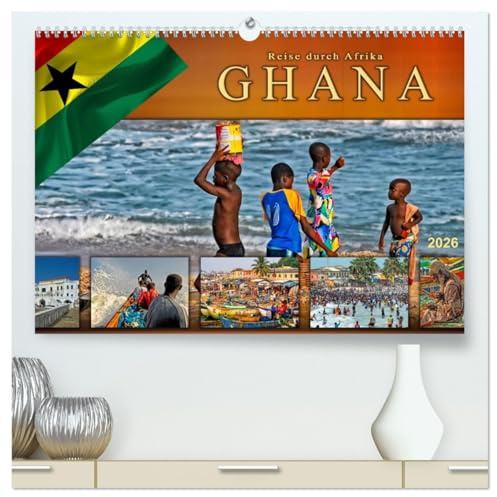 Reise durch Afrika - Ghana (hochwertiger Premium Wandkalender 2026 DIN A2 quer), Kunstdruck in Hochglanz: Ghana, faszinierender Staat im Westen Afrikas. (CALVENDO Orte)