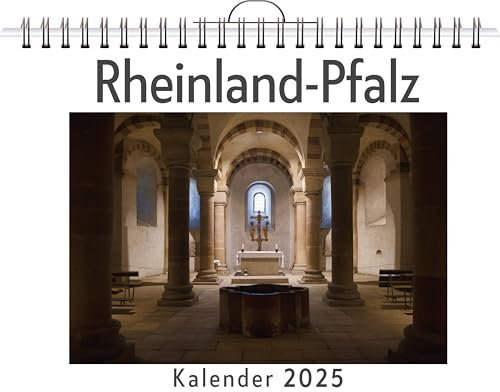 Rheinland-Pfalz - (Wandkalender 2025, Kalender DIN A4 quer, Monatskalender im Querformat mit Kalendarium, das perfekte Geschenk)