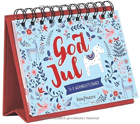 God Jul: 24 x Weihnachtszauber (Adventskalender für Erwachsene: Ein Aufstell-Buch)