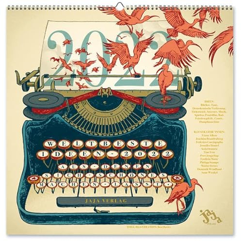Weltbeste Ideen 2022: Illustrierter Wandkalender