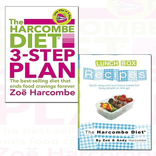 zoë harcombe collection 2 books set - the harcombe diet lunch box recipes,the harcombe diet 3-step plan: lose 7lbs in 5 days and end food cravings forever