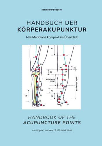 Handbuch der Körperakupunktur - Handbook of the acupuncture points: Alle Meridiane kompakt im Überblick - a compact survey of all meridians