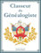 Classeur du généalogiste: 127 fiches informatives sur les ancêtres, index des noms, tableau généalogique sur 7 générations, journal de recherche, ... à faire et beaucoup de place pour les notes.