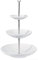 ASA Etagere, Keramik, weiß, H 47 x Ø 15+22+30 cm