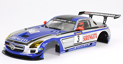 Mercedes SLS AMG GT3 VLN Nürburgring 2011, No. 3 Karosserie 1:24 Slotcar SC7027b