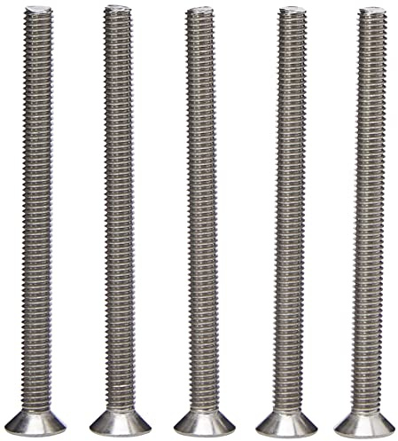 A2 Stainless Steel Socket Countersunk Screw Allen Key Bolts M6 6mm x 80mm (Pack of 25)