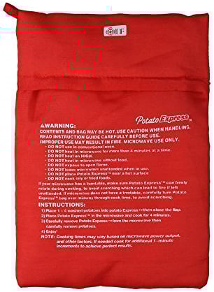 Homi Lot de 2 Sacs de Cuisson au Micro-Ondes - Pochettes Express en Tissu, universelles