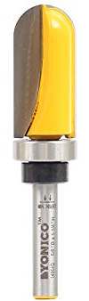 Yonico 14964q 5/8-Inch Diameter Core Box Template Router Bit 1/4-Inch Shank