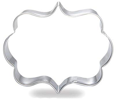 WDYJMALL Rectangle Plaque Cookie Cutter Stainless Steel
