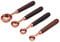 SIPLIV Stainless Steel Accurate Kitchen Measuring Spoons (Set of 4), 1 Tablespoon to 1/4 Teaspoon Measuring Spoon for Dry and Liquid Ingredients