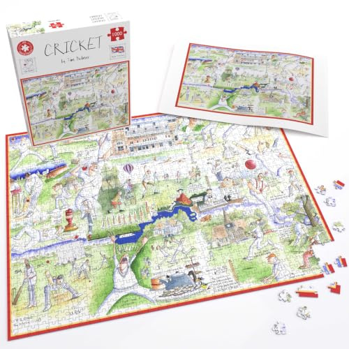 1000 Piece Jigsaw Puzzle - Cricket By Tim Bulmer