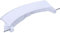 Tirador de puerta compatible con Bosch Siemens 00751782 751782 I 230 mm x 83 mm x 40 mm WLT24440 Logixx 8 lavadora