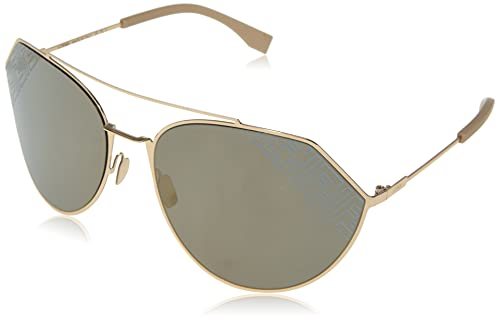 FENDI Herren Ff M0074/s Sonnenbrille, J5G/JO Gold, 67