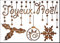 Pochoir A4 en plastique Mylar décoration de Noel n°3