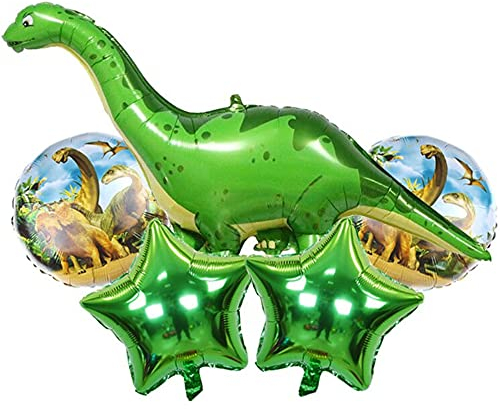 DIWULI Dino Ballon Set – Kindergeburtstag Deko Junge Mädchen