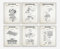 Computer-Patent-Kunstdrucke Wandbilder – komplettes Set von Computer-Dekorationen und technischen Postern Computer Tastatur Poster usw Klassenzimmer und Büro-Computer-Poster (ungerahmt) (20cm x 25cm)