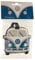 Puckator Volkswagen Bulli VW Bus T1 Blaue PVC Gepäckanhänger
