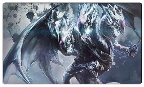 Mlikemat Neue Playmat Duel Monsters CCG TCG OCG Blue-Eyes Ultimate Dragon Kartenspielmatte Keine Zonen + Gratis Tasche (ZD014-107-K)