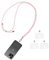 Olliwon Cordon Telephone Portable, Tour de Cou Telephone Universelle avec 3 Patchs, Laniere de Collier Compatible avec la Plupart des Coques pour Smartphone, Rose