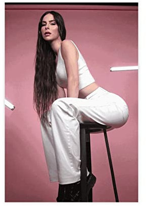 Sängerin Lena Meyer Landrut Poster 3 Leinwand Poster Schlafzimmer Dekor Sport Landschaft Büro Zimmer Dekor Geschenk Rahmen Stil 30 x 45 cm