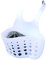 PARENCE - Cesta Colgante para Fregadero de baño y Grifo Colgante de Cocina con Soporte, Orificios para Bolsas de Drenaje Almacenamiento de grifos Colador Organizador Accesorios de Lavado Esponjas