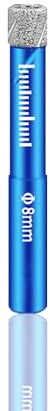 Taladro Diamant 8mm Brocas Porcelanico Broca Diamante para Vidrio, Azulejos, Cerámica, Granito, Mármol
