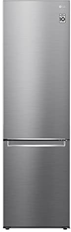LG GBP52PZNCN1 Frigorifero Combinato Total No Frost, 384L, Tecnologia Door & Linear Cooling, Fresh Converter, Compressore Smart Inverter, Display Interno, Smart Diagnosis, Porte Reversibili, Inox