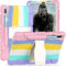 Funda para Samsung Galaxy Tab S6 10.5 2019 - Funda protectora resistente a prueba de golpes con soporte, color rosa