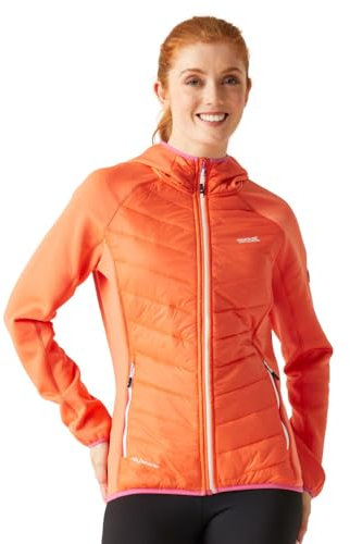 Regatta Andreson VIII Hybrid Damen Jacke, Satsuma/Flamingo Pink, 38