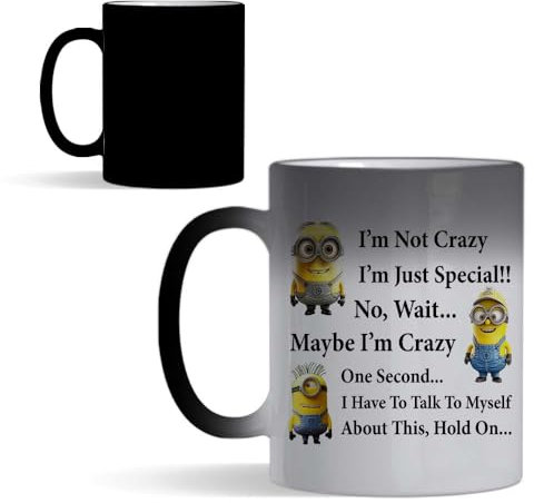 Keramiktasse mit der Aufschrift I'm Not Crazy I'm Just Special, 325 ml