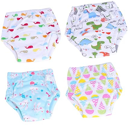UPKOCH 6 Stück-pack Trainingshosen für Babys mit 6-lagigem Mullstoff und Tpu, Waschbar, Praktisches Design zur Unterstützung der Toiletten-gewohnheiten für Outdoor-aktivitäten