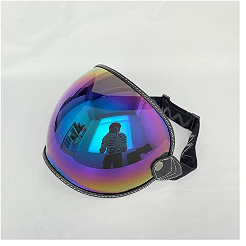 Motorrad Helm Objektiv, Kompatibel Mit SHO-Ei EX-Zero Motorrad-Helme BE-LL Moto 3 Windschutzscheiben Motorrad-Helm-Visier-Objektiv, Kompatibel Mit SIM-Pson M50 Bandit Helm (Color : C)