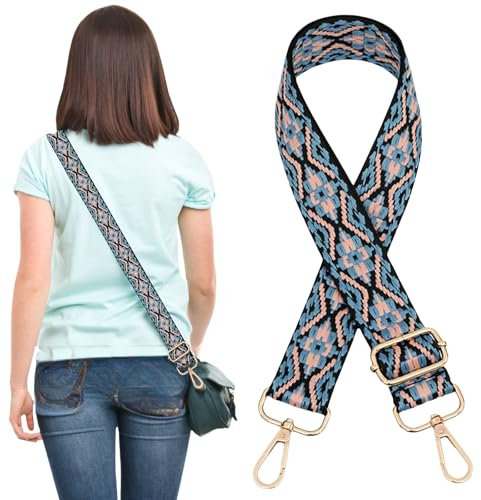 Handtaschen Gurt Schultergurt für Taschen Taschenband Taschengurte Zum Wechseln Damen Breiter Taschenriemen Zubehör 3,8cm 0607